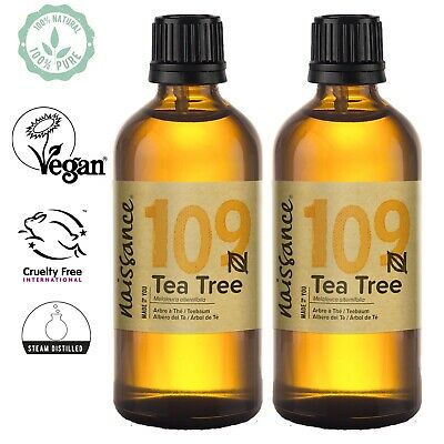 Naissance Teebaum - 200ml (2x100ml) - 100% Naturreines ätherisches Teebaumöl